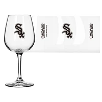 White Sox de Chicago 12oz. Verre à vin à pied du jour du match