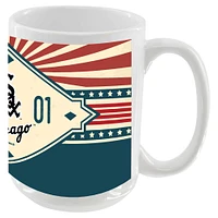 White Sox de Chicago 15oz. Tasse de diamant Americana