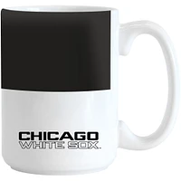 White Sox de Chicago 15 oz. Tasse à blocs de couleurs