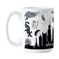 White Sox de Chicago 15 oz. Tasse en céramique indigène