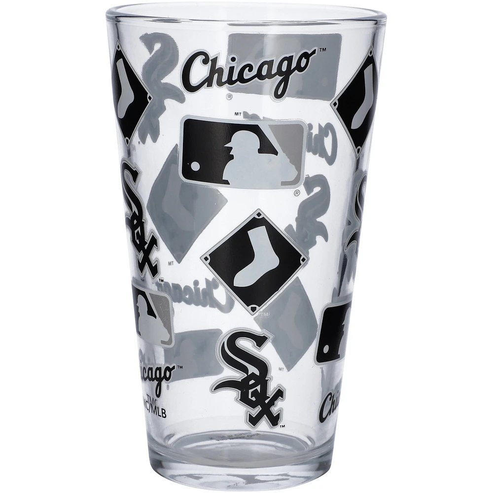 White Sox de Chicago 16 oz. Verre à pinte intégral