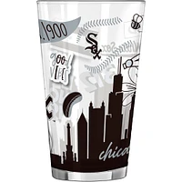 White Sox de Chicago 16 oz. Verre à pinte indigène