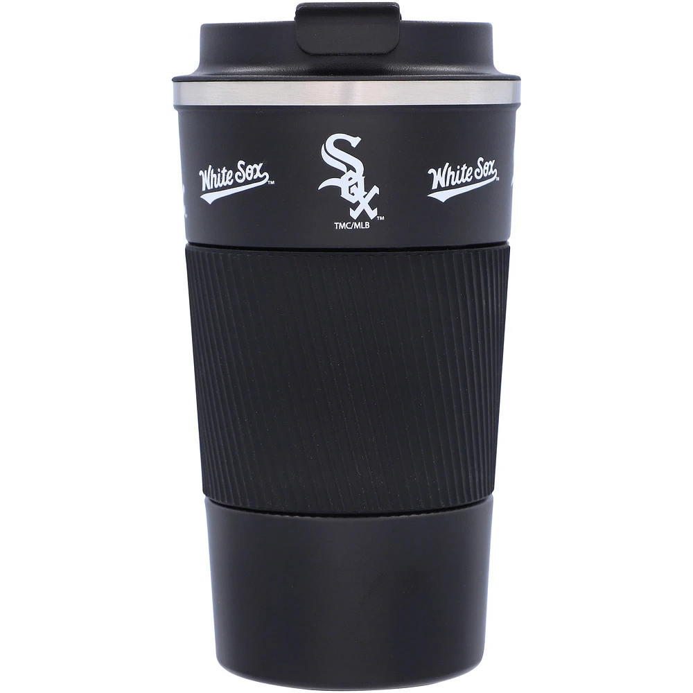 Chicago White Sox 18oz Coffee Tumbler with Silicone Grip