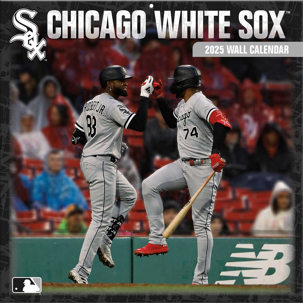 Calendrier mural 2024-2025 des White Sox de Chicago, format 12" x 12"