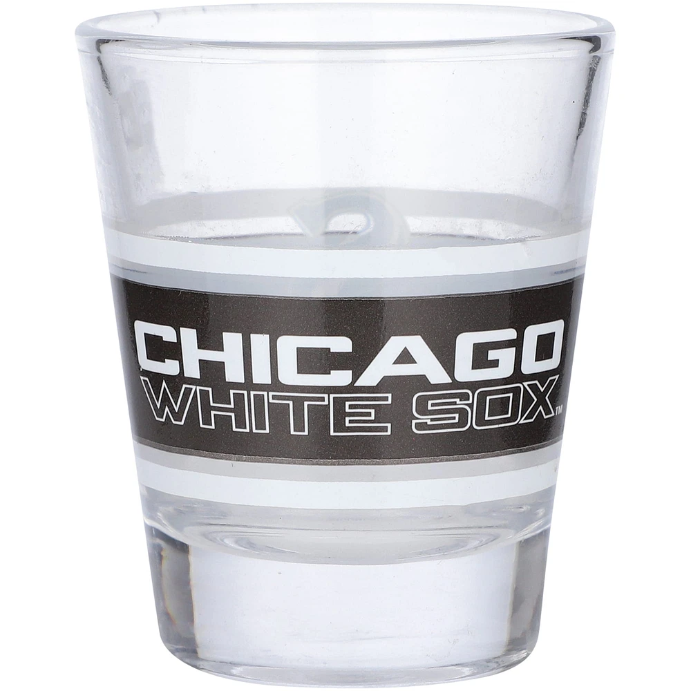 White Sox de Chicago 2 oz. Verre à liqueur à rayures