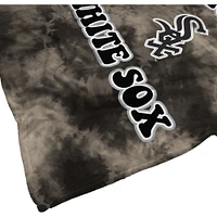 Couverture sherpa en flanelle tie-dye Chicago White Sox 60'' x 80''