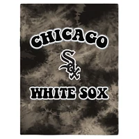 Chicago White Sox 60'' x 80'' Bubble Tie-Dye Flannel Sherpa Blanket