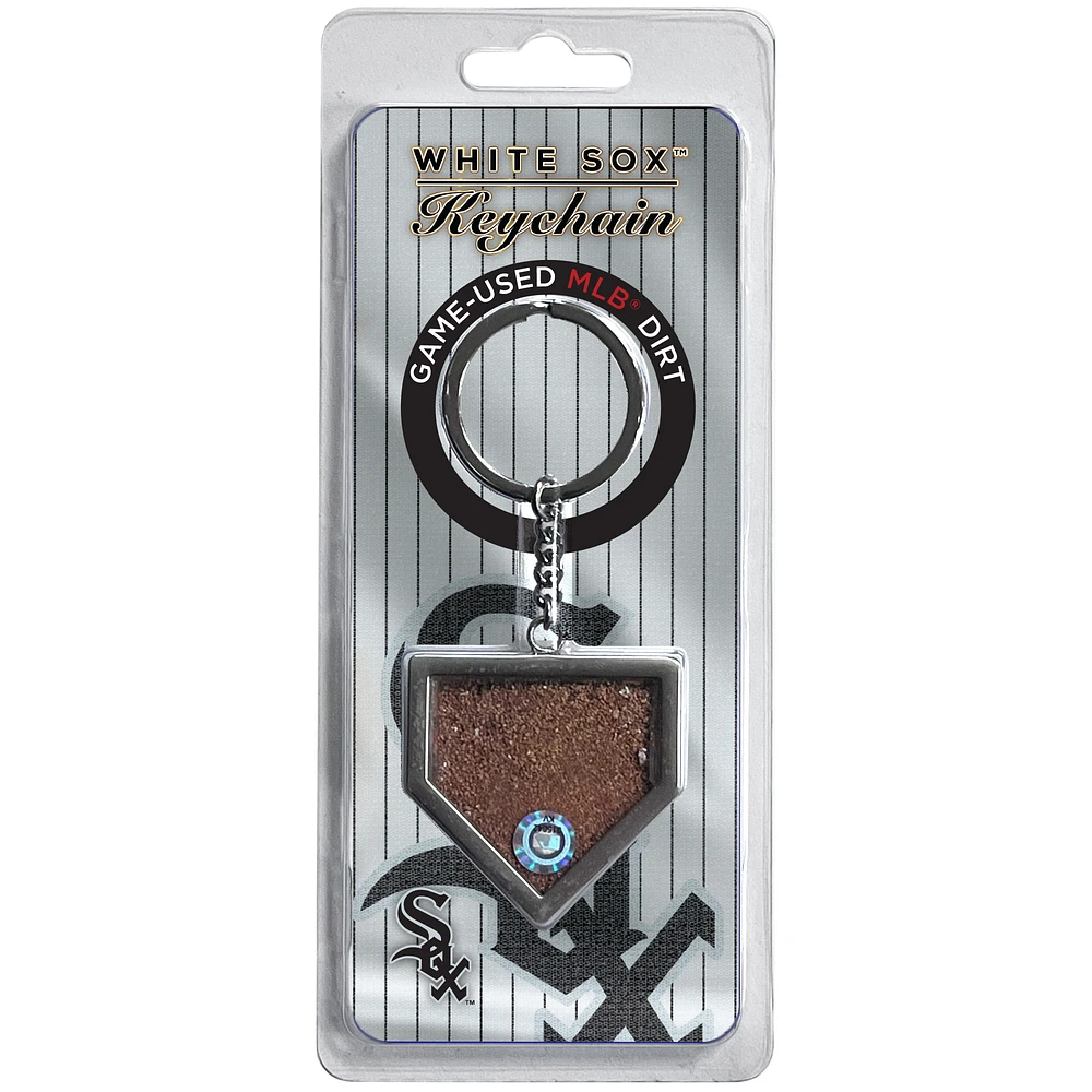 Chicago White Sox Dirt Key Chain - Filled with Game-Used Dirt from a Home Game