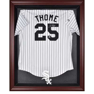 Chicago White Sox Mahogany Framed Logo Jersey Display Case