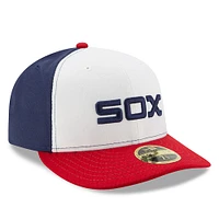 Chicago White Sox New Era Alternate On-Field Low Profile 59FIFTY - Casquette ajustée Blanc/Rouge