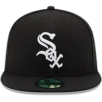Chicago White Sox New Era Youth Game Authentic Collection On-Field 59FIFTY - Chapeau ajusté Noir