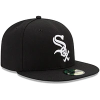 Chicago White Sox New Era Youth Game Authentic Collection On-Field 59FIFTY - Chapeau ajusté Noir