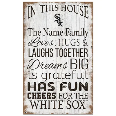 Chicago White Sox Team Color Welcome Sign - 11x19