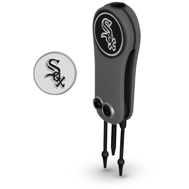 Chicago White Sox Switchblade Outil de réparation et deux marqueurs de balle