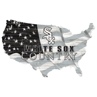 Chicago White Sox USA Flag Cutout Sign