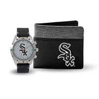 Coffret cadeau montre et portefeuille des Chicago White Sox