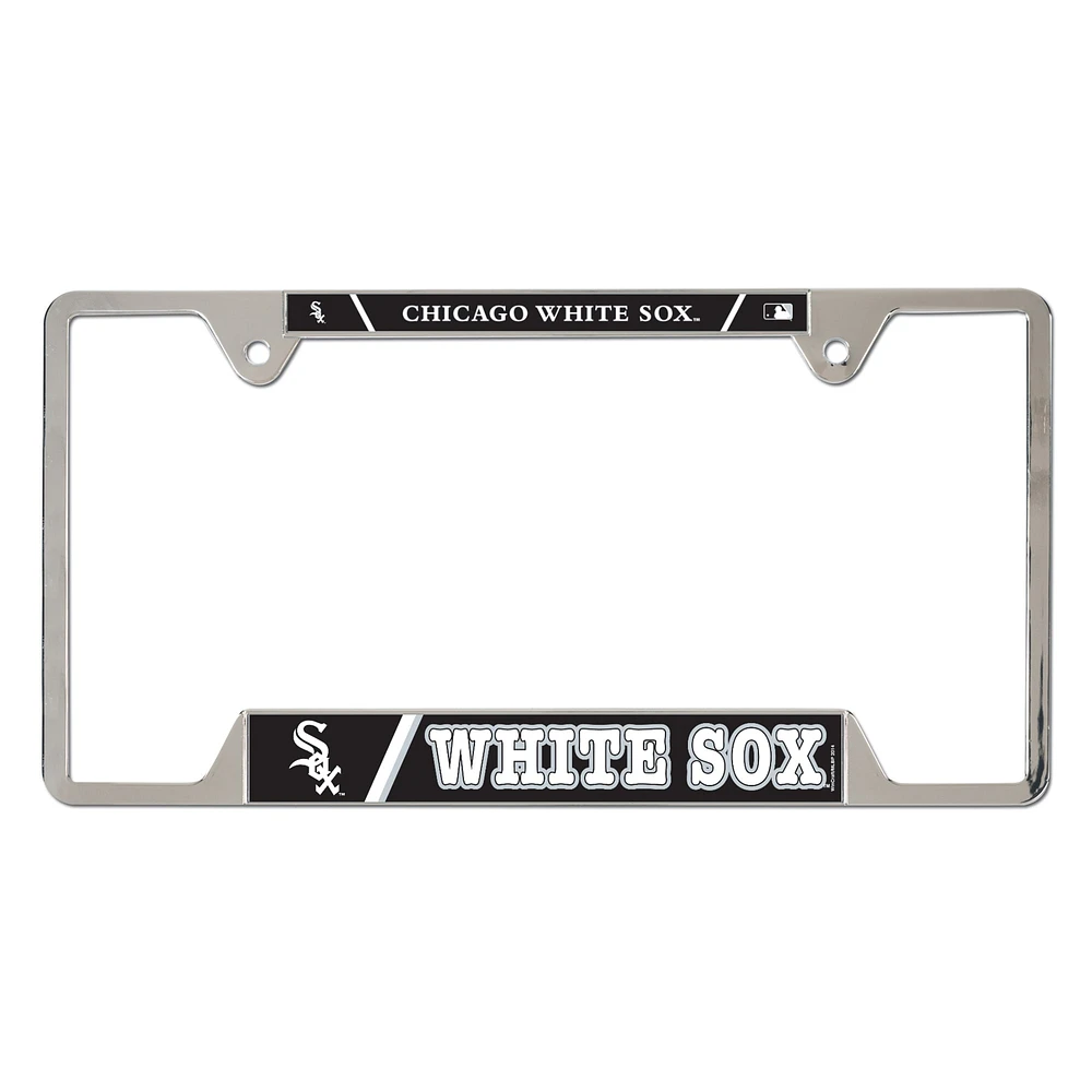 Cadre de plaque d'immatriculation en métal WinCraft des White Sox de Chicago