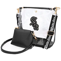 Sac à main transparent avec strass Cuce Chicago White Sox