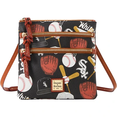 Dooney & Bourke Chicago White Sox Game Day Sac à bandoulière à triple fermeture éclair