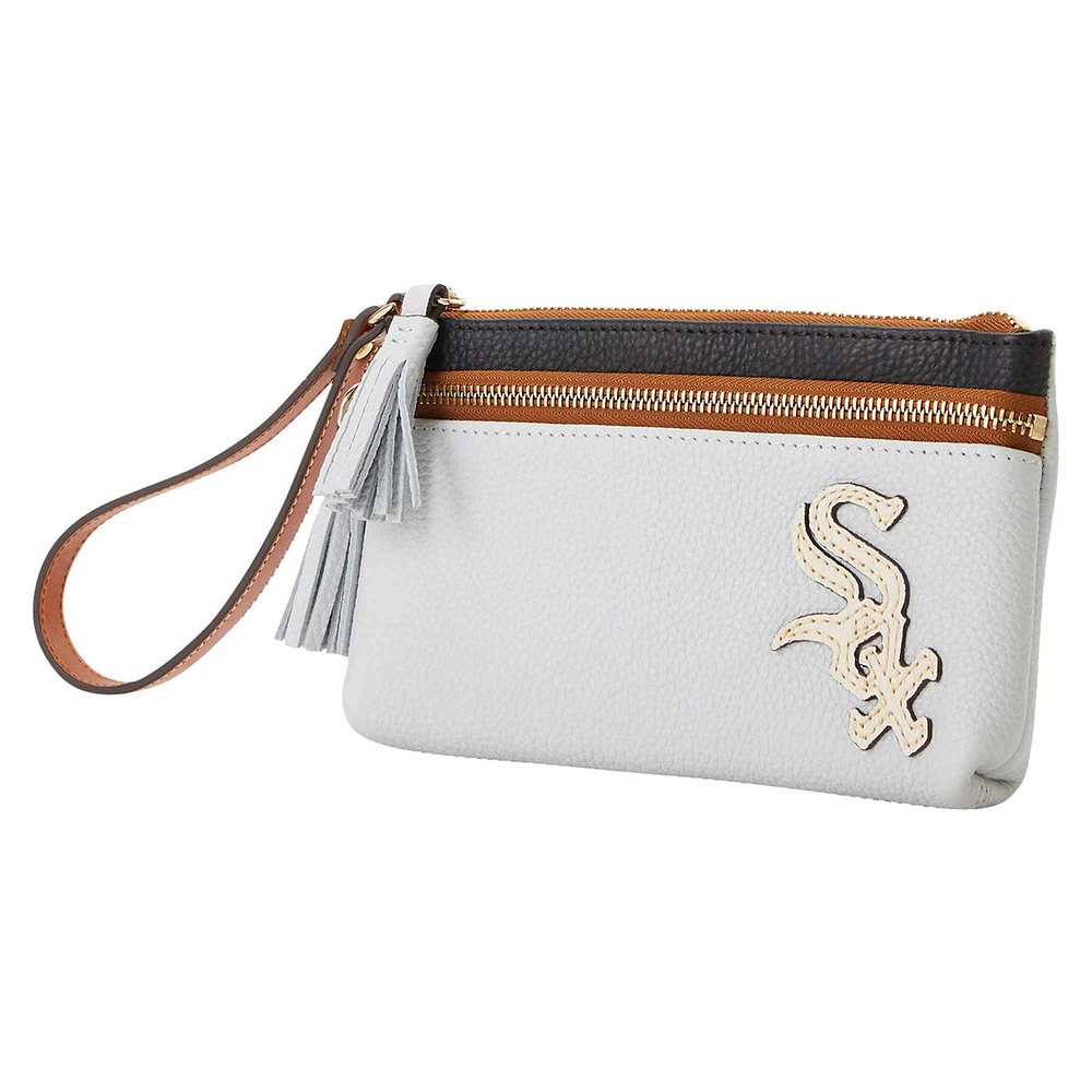 Dooney & Bourke Chicago White Sox Infield Poignet à double fermeture éclair