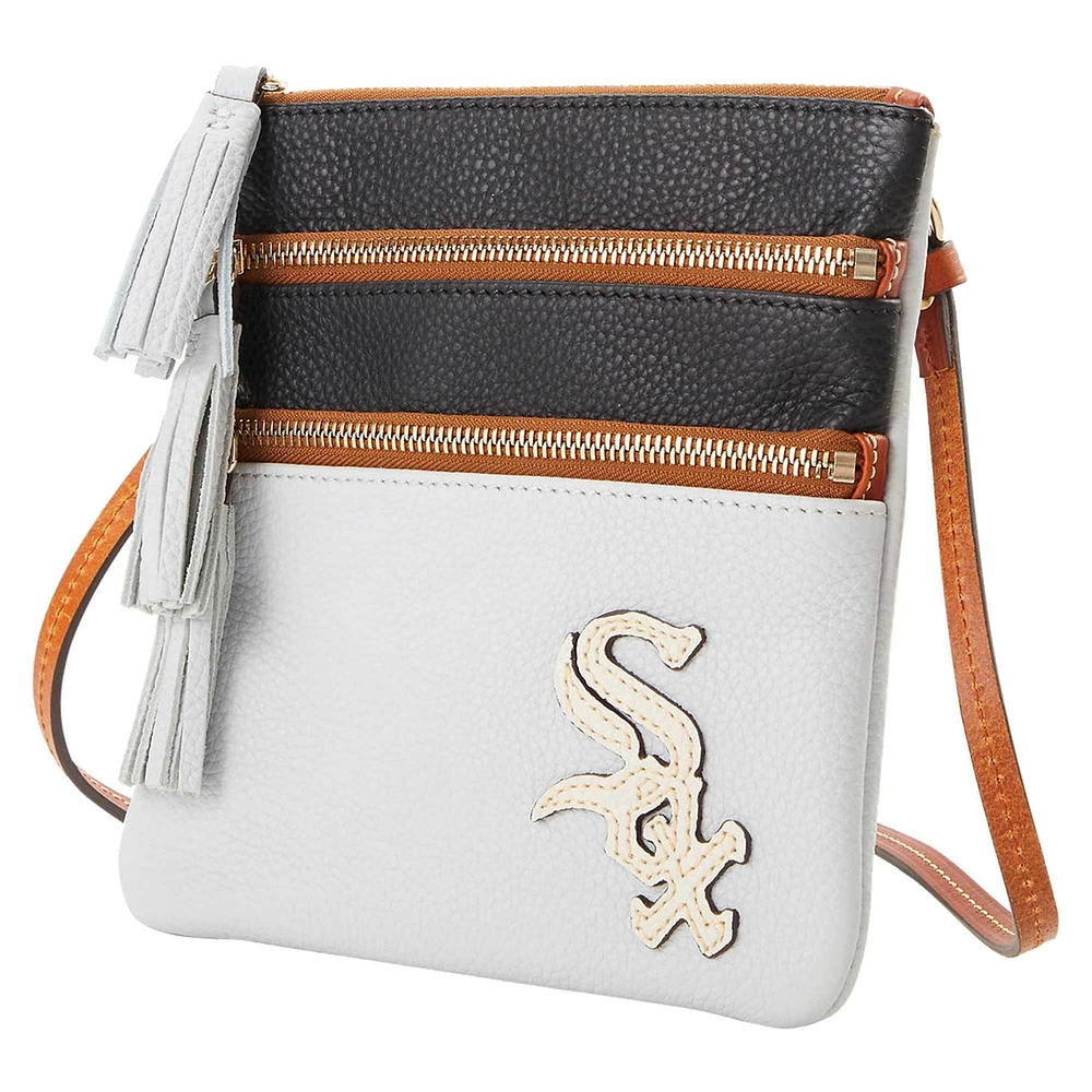 Dooney & Bourke Chicago White Sox Infield Sac à bandoulière triple fermeture éclair