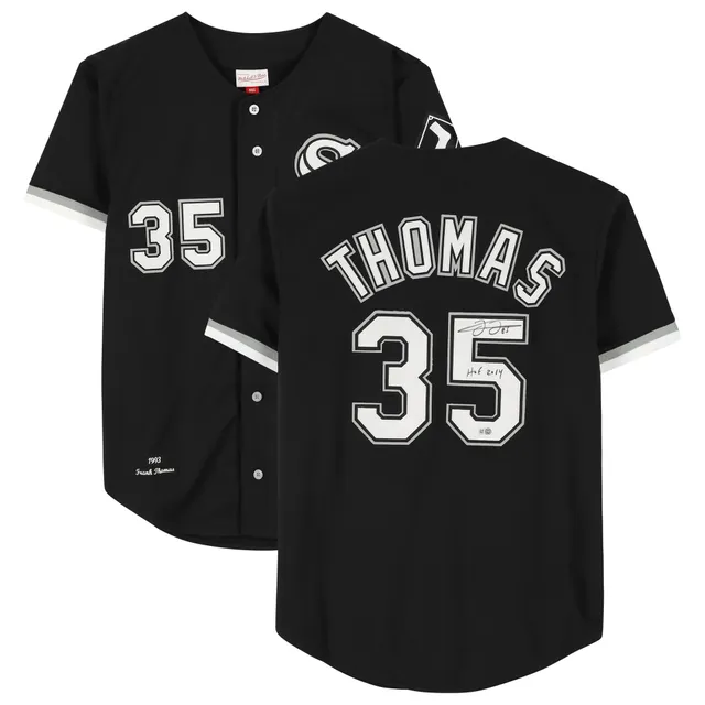 Lids Frank Thomas Chicago White Sox Fanatics Authentic Autographed Mitchell  & Ness Authentic Jersey with 'HOF 2014' Inscription - Black