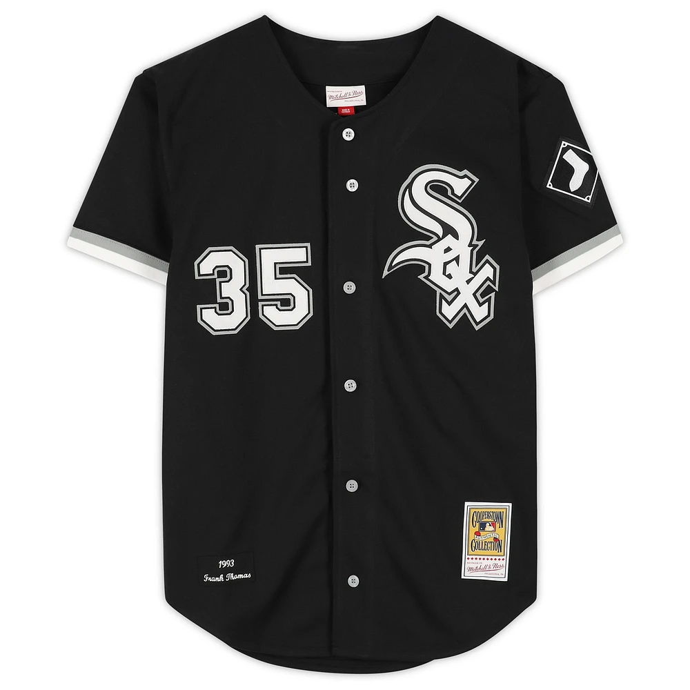 Frank Thomas Black Chicago White Sox Autographed Mitchell & Ness Authentic Jersey with "HOF 2014" Inscription