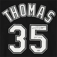 Frank Thomas Black Chicago White Sox Autographed Mitchell & Ness Authentic Jersey with "HOF 2014" Inscription