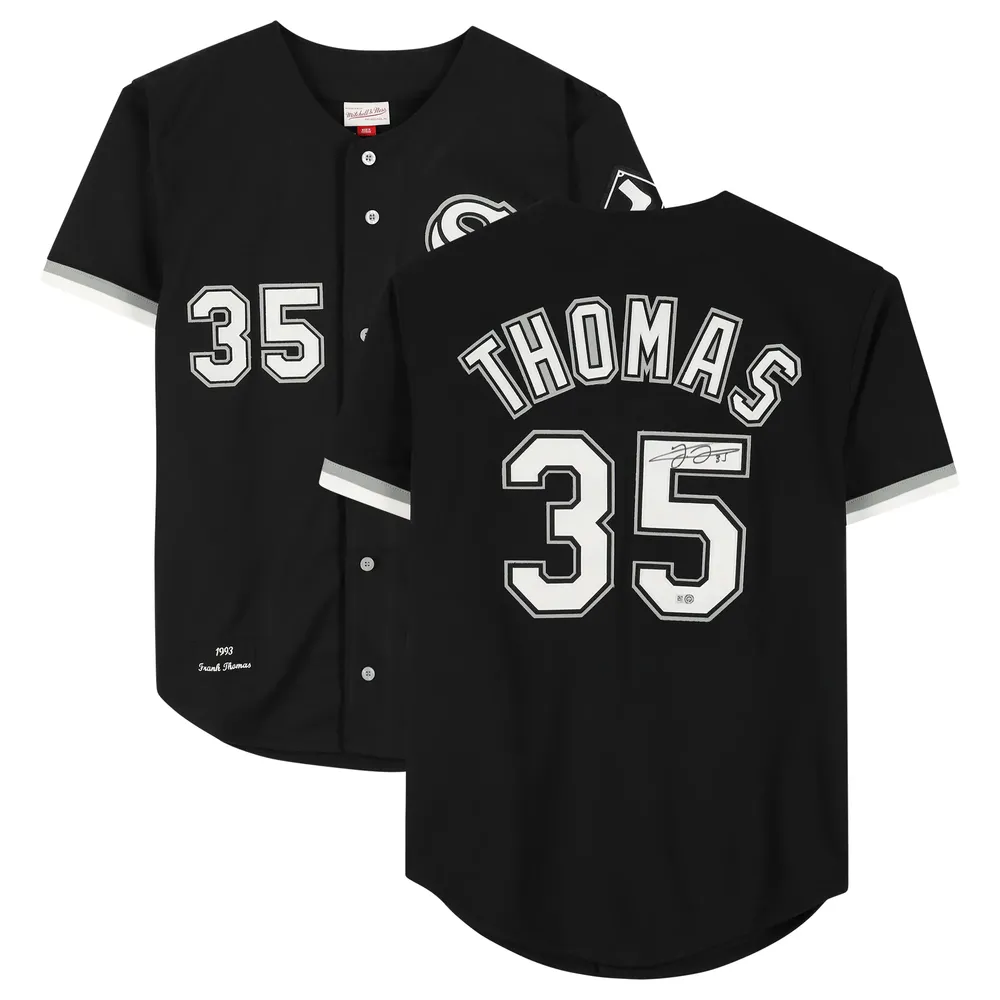 Lids Frank Thomas Chicago White Sox Fanatics Authentic Autographed Mitchell  & Ness Authentic Jersey - Black