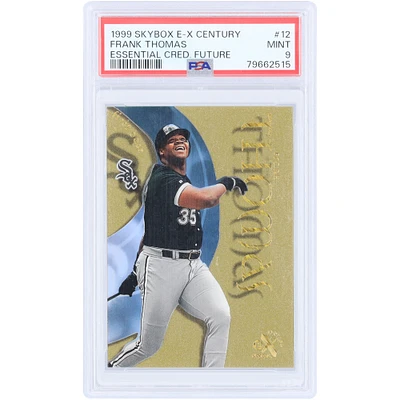 Frank Thomas Chicago White Sox 1999 Skybox E-X Century Essential Credentials Future #12 #15/109 PSA Carte authentifiée 9