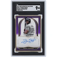 Frank Thomas Chicago White Sox Autographed 2021 Topps Definitive Collection Purple Framed Autograph #DCFA-FT #8/10 SGC Authenticated 9 Card