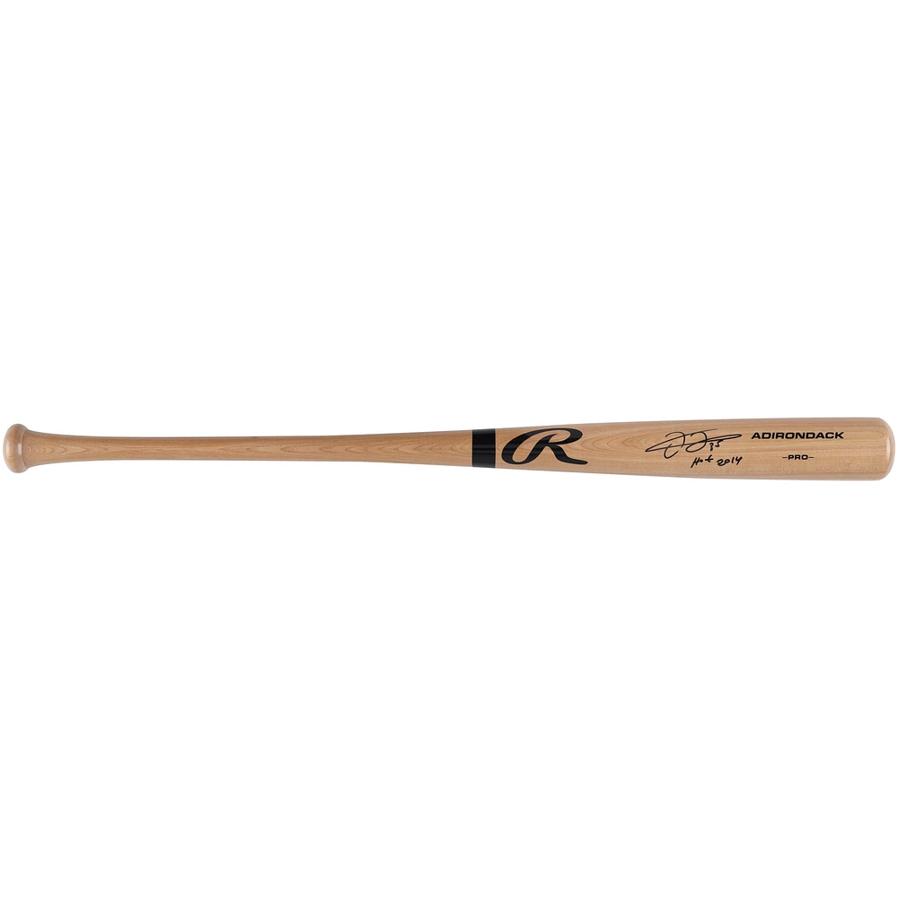 Frank Thomas Chicago White Sox Autographed Blonde Rawlings Adirondack Pro Bat with "HOF 2014" Inscription