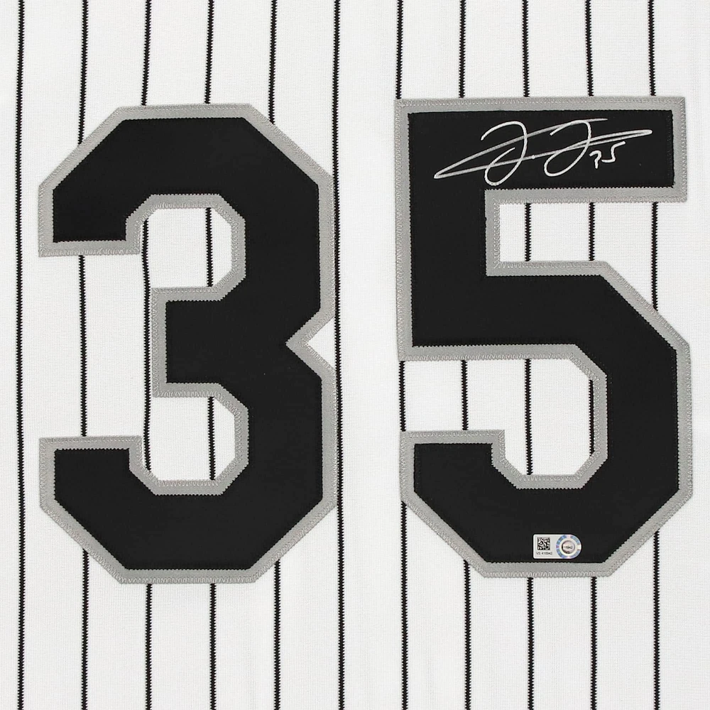 Frank Thomas Chicago White Sox Autographed White Mitchell & Ness Authentic Jersey