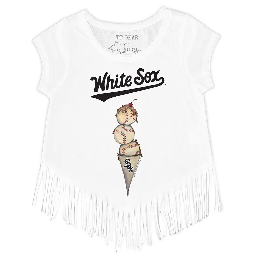 Lids Chicago White Sox Tiny Turnip Women's Shark Logo T-Shirt