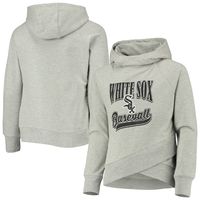 Boston Red Sox Girls Youth America's Team Raglan Pullover Hoodie -  Heathered Gray