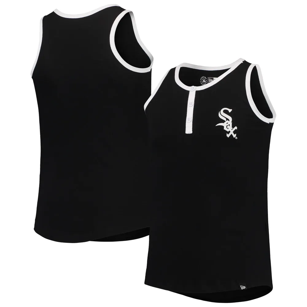 Women's New Era White Chicago White Sox Henley T-Shirt