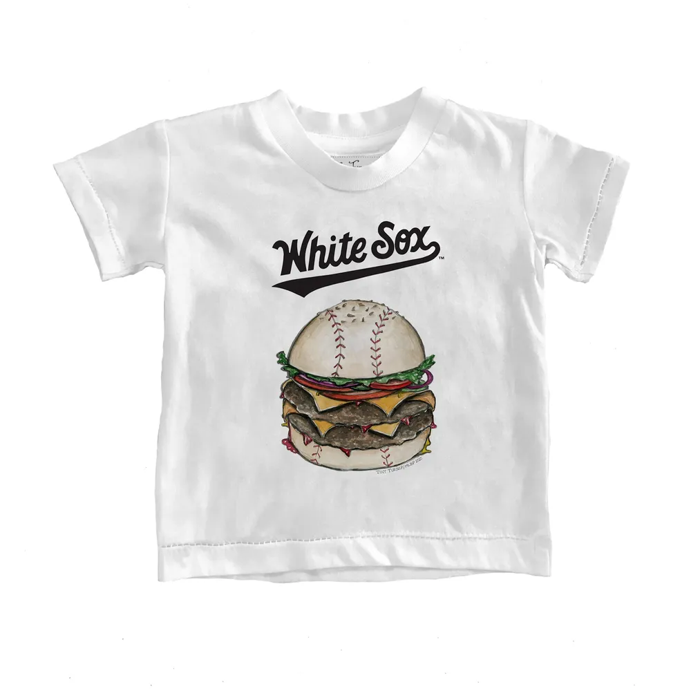 Houston Astros Tiny Turnip Infant Burger T-Shirt - White