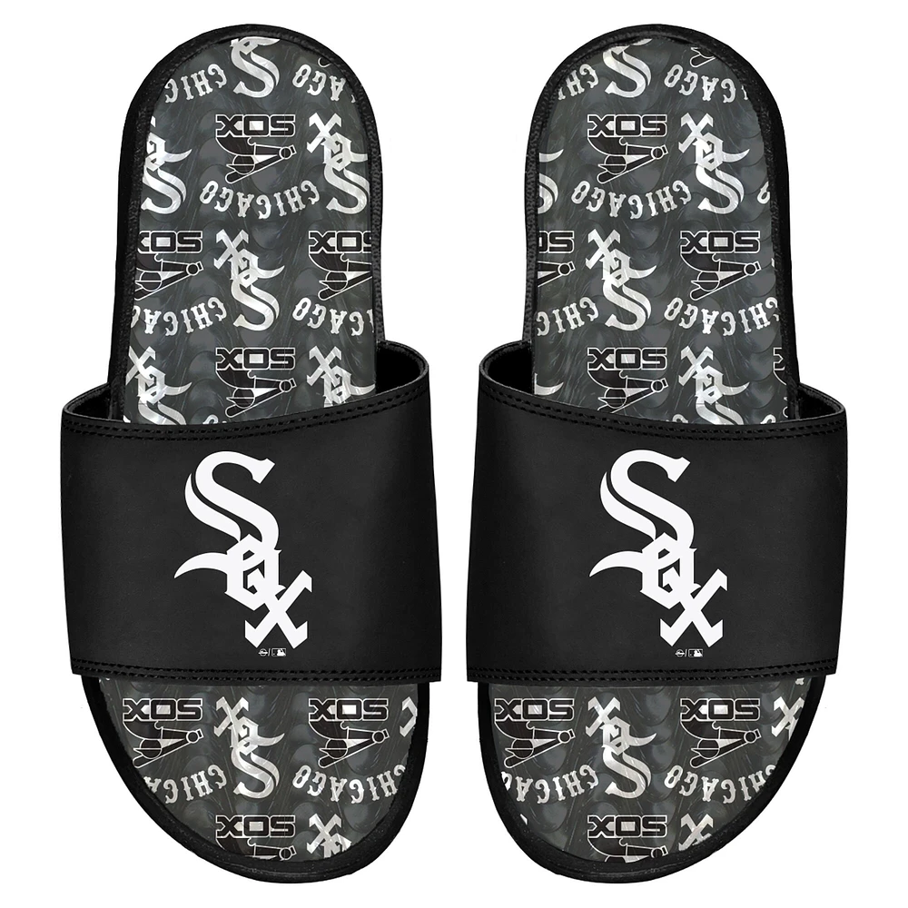 ISlide Chicago White Sox Team Pattern Sandales à glissière en gel