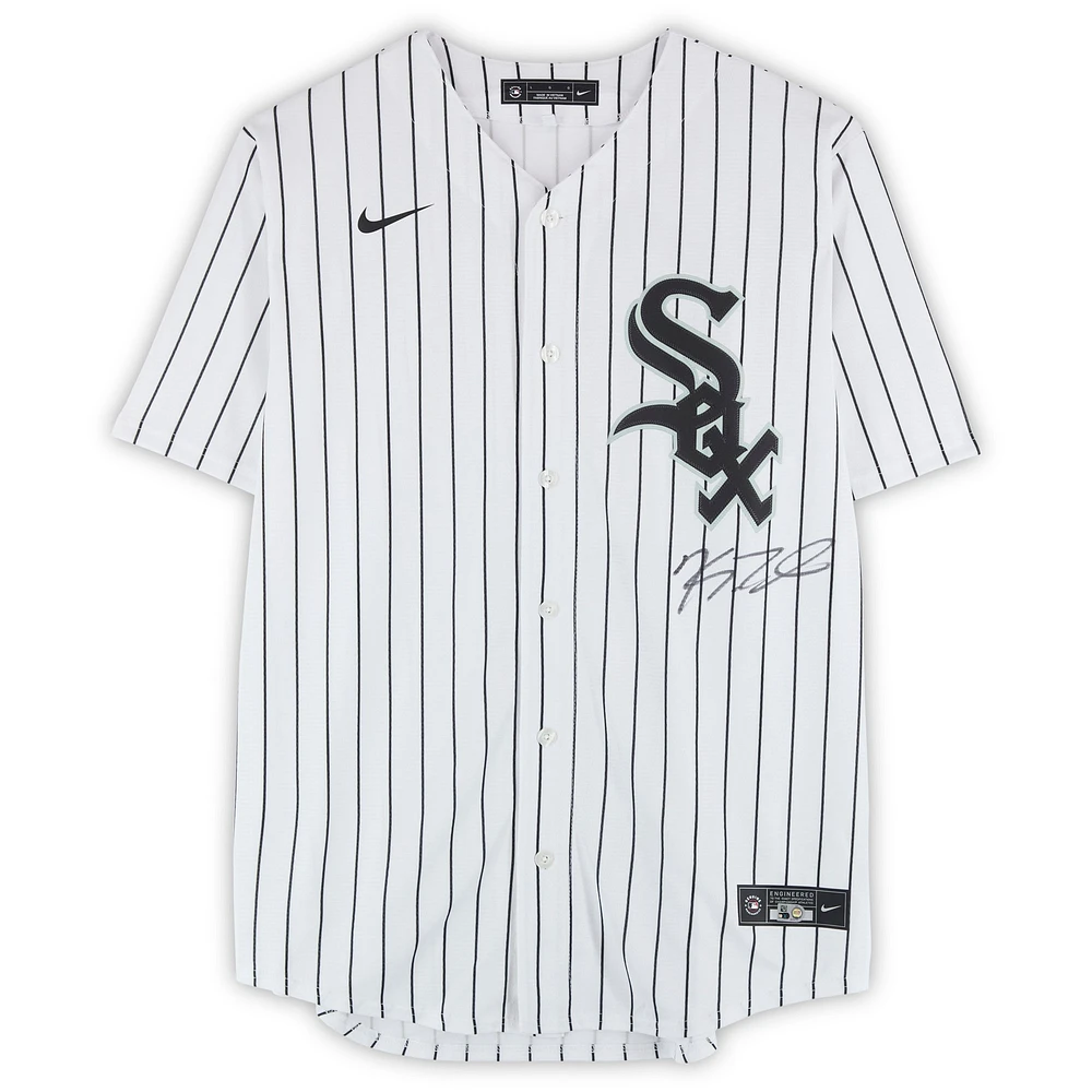 Kyle Teel Chicago White Sox Autographed Nike White Replica Jersey 