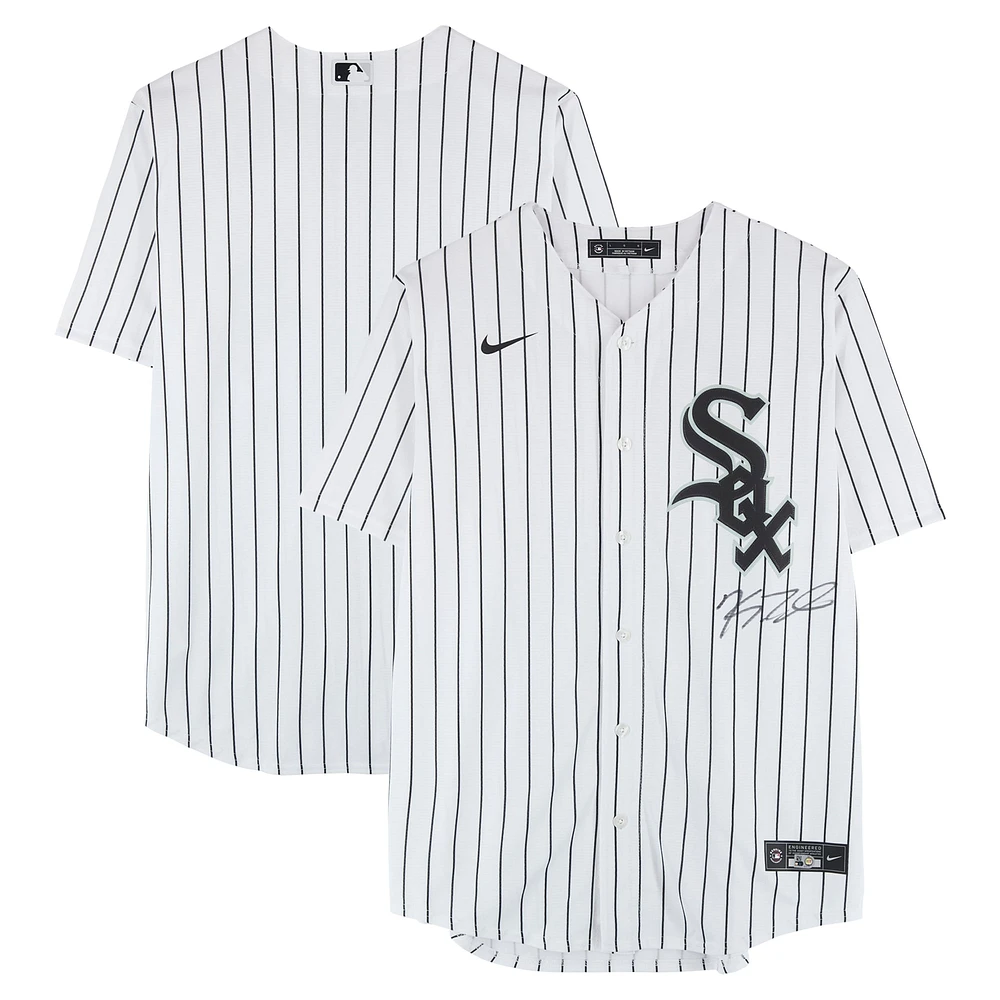 Kyle Teel Chicago White Sox Autographed Nike White Replica Jersey