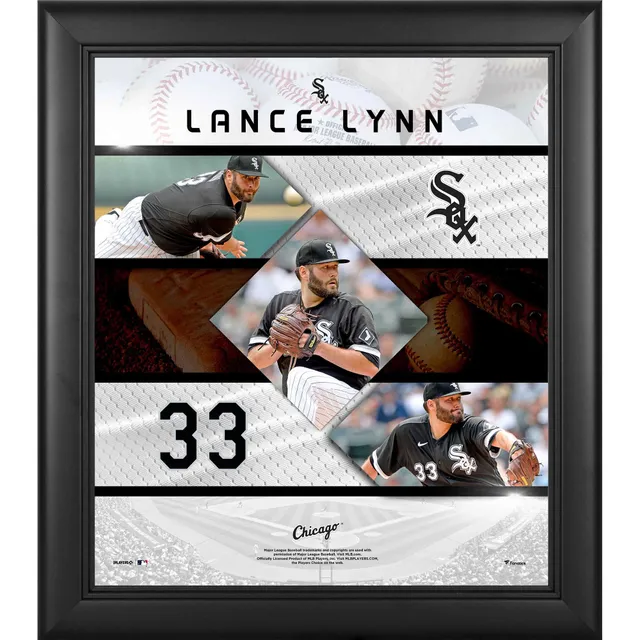 Lids Lance Lynn Chicago White Sox Fanatics Authentic Framed 15 x 17  Player Collage with a Piece of Game-Used Ball