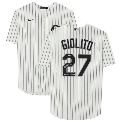 Lids Lucas Giolito Chicago White Sox Fanatics Authentic Autographed White  Nike Authentic Jersey with No-Hitter 8-25-20 Inscription