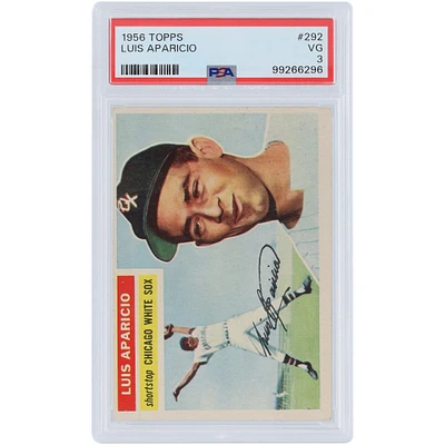 Luis Aparicio Chicago White Sox 1956 Topps #292 PSA Authenticated 3 Card