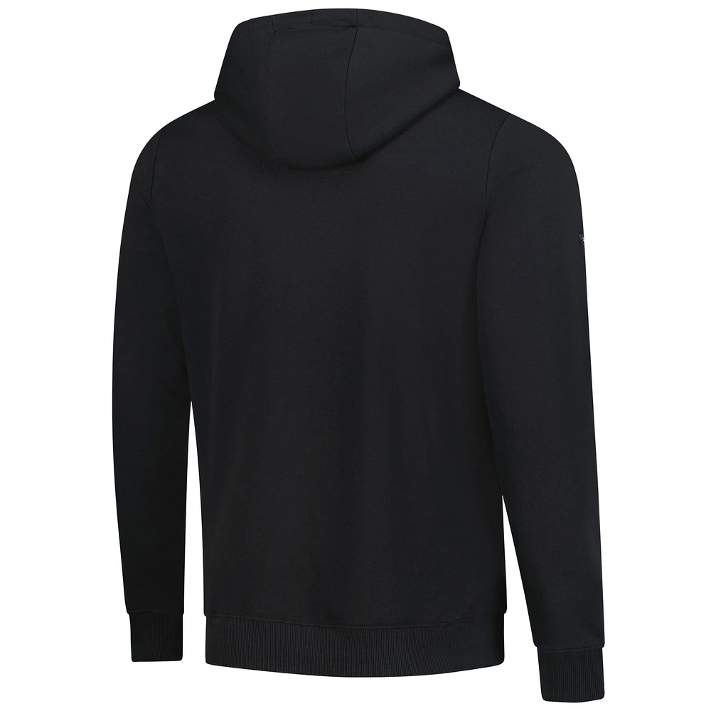 Men's Levelwear  Black Chicago White Sox Podium Fleece Pullover Hoodie