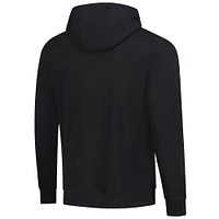 Men's Levelwear  Black Chicago White Sox Podium Fleece Pullover Hoodie