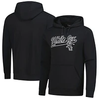 Men's Levelwear  Black Chicago White Sox Podium Fleece Pullover Hoodie