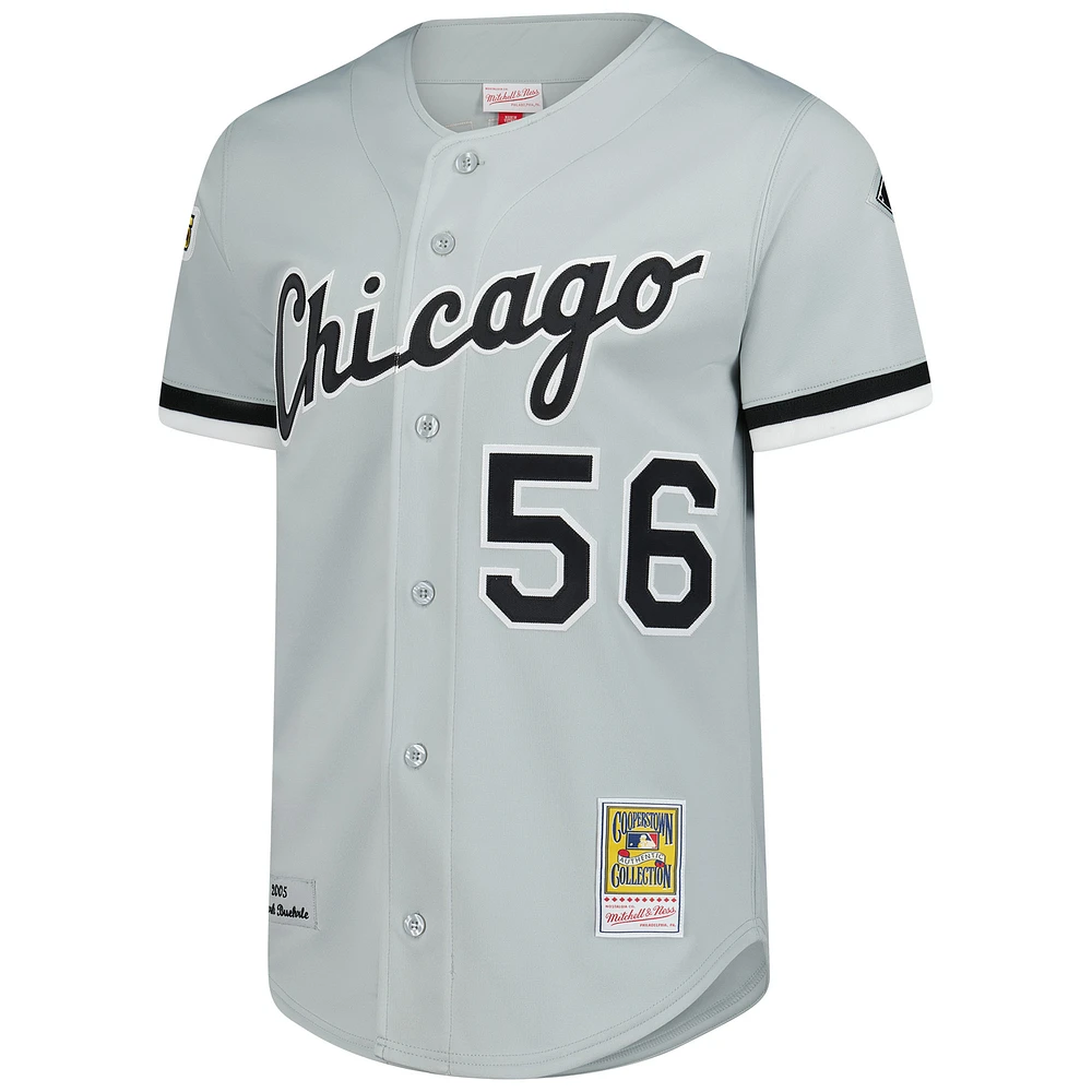 Men's Mitchell & Ness Mark Buehrle Gray Chicago White Sox 2005 Throwback Authentic Jersey