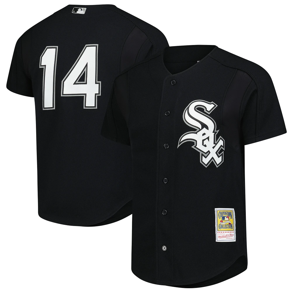 Men's Mitchell & Ness Paul Konerko Black Chicago White Sox Authentic Batting Practice Jersey
