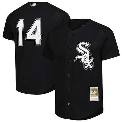 Men's Mitchell & Ness Paul Konerko Black Chicago White Sox Authentic Batting Practice Jersey