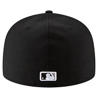 Men's New Era  Black Chicago White Sox 125th Anniversary 59FIFTY Fitted Hat
